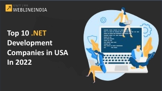 Top 10 .NET Development Companies in USA In 2022