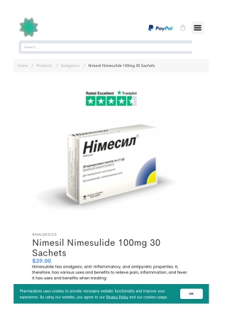 Nimesil Nimesulide 100mg 30 Sachets