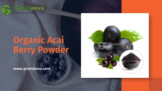 Organic Acai Berry Powder