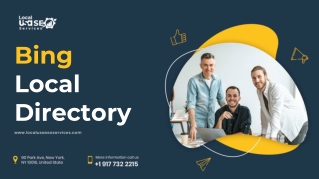 Bing Local Directory - Local USA SEO Services