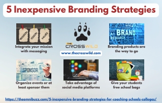5 Inexpensive Branding Strategies for Coaching, Schools, Colleges - The CrossWil