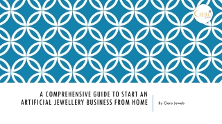 A Comprehensive Guide To Start An Artificial Jewellery