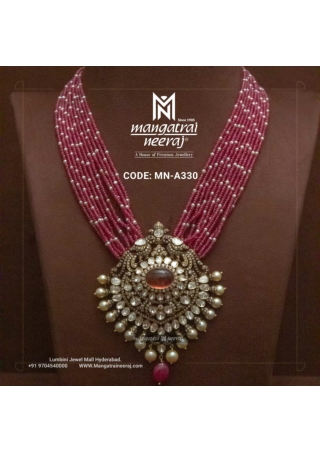 Beads Haram With Royal Finishing Pendant