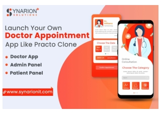 Lunch Your Own Doctor Appointment App Like Practo Clone