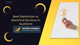 Best Electrician or Electrical Services in Auckland