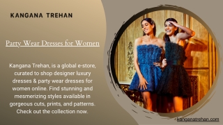 Party wear dresses for women