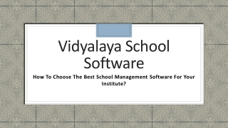 How To Choose The Best School Management Software For Your Institute