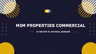 M3M Sector 25 MG Road At Gurgaon - Brochure