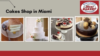 Cakes Shop in Miami