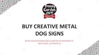 Buy creative metal dog signs (1)