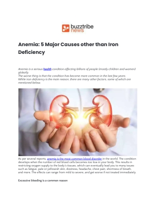 Anemia 5 Major Causes other than Iron Deficiency.docx