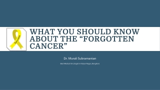 Sarcoma Cancer, Best Cancer Specialist in Kalyan Nagar