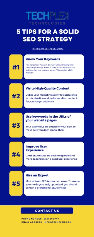 5 Tips For A Solid SEO Strategy
