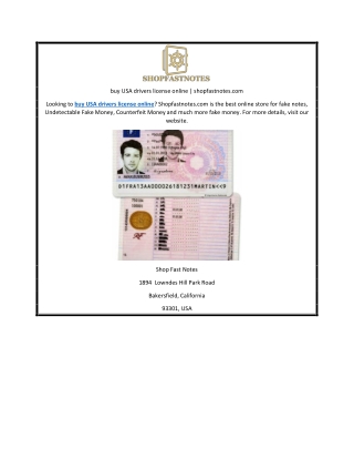 buy USA drivers license online | shopfastnotes.com