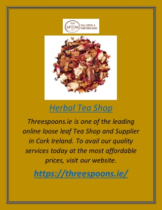 Herbal Tea Shop | Threespoons.ie