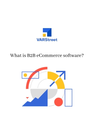 What is B2B eCommerce software