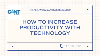 How to increase productivity with technology