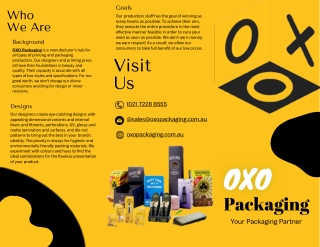 OXO Packaging.