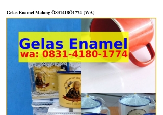 Gelas Enamel Malang