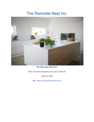 The Remodel Nest Inc