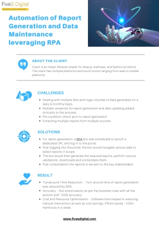 RPA Technology Case Study