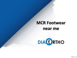MCR Footwear near me, MCR Footwears Online for Sale - Diabetic Ortho Footwear India.