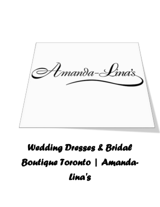 Bridesmaid Dresses & Gowns Toronto
