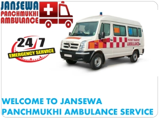 Jansewa Panchmukhi Road Ambulance Service in Varanasi and Patna for Shifting Patients with Comfort