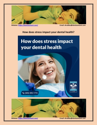 How does stress impact your dental health