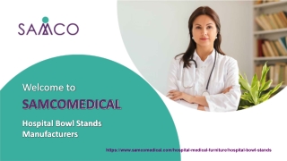 Hospital Bowl Stands Manufacturers