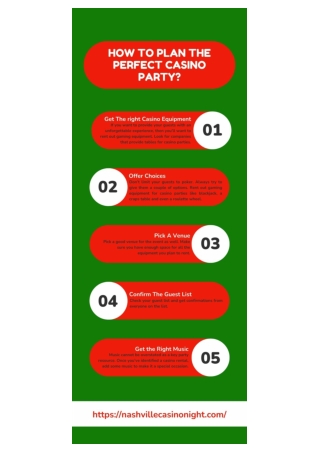 How To Plan The Perfect Casino Party