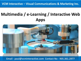 Web Application,Toronto-VCM Interactive