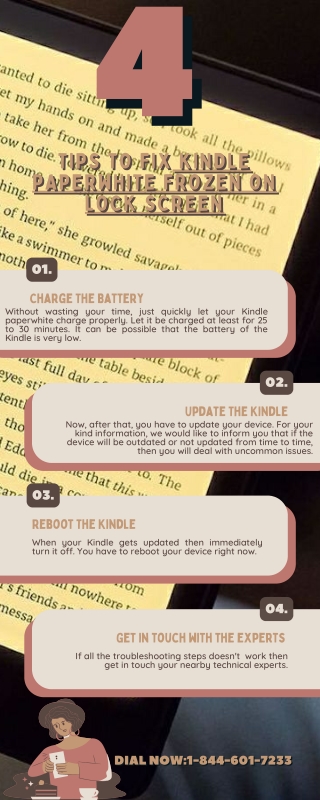 4 Tips to Fix Kindle Paperwhite Frozen on lock Screen
