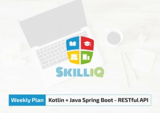 Kotlin with Spring Boot Training Institute in Ahmedabad - SkillIQ