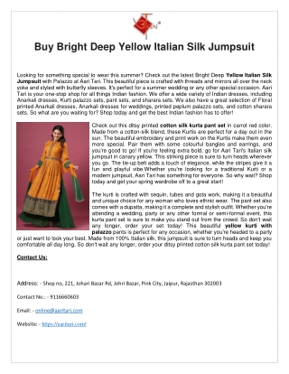 Buy Printed Cotton Silk Straight Kurti with Pant Online