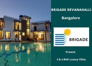 Brigade Villas In Devanahalli Bangalore - E-Brochure