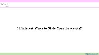 5 Pinterest Ways to Style Your Bracelets!!