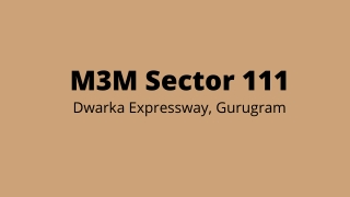 M3M Sector 111 Gurgaon | Enjoy the Cinematic Extravaganza with Family and Friend