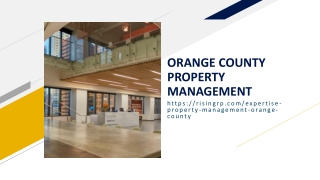 ORANGE COUNTY PROPERTY MANAGEMENT