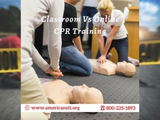 Classroom Vs Online CPR Training