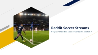 Reddit Soccer Streams