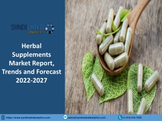 Herbal Supplements Market Size, Share, Industry Analysis 2022-2027