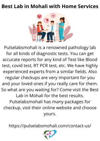 Best Lab in Mohali with Home Services