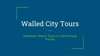 Get The Best Charleston walking ghost tour