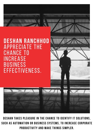 Deshan Ranchhod Grow Up Your Small Business With Us