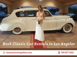 Book Classic Car Rentals in Los Angeles