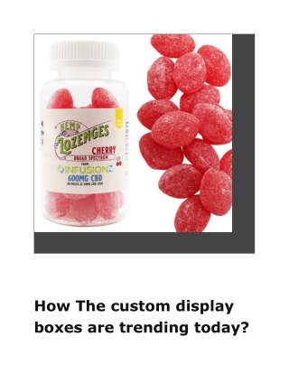 How The custom display boxes are trending today_