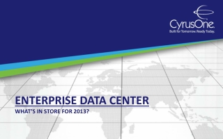 Enterprise Data Center: What’s in Store for 2013?
