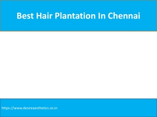 Best Hair Plantation In Chennai