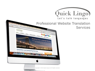 Quick Lingo Website Translation